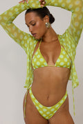 This is an image of Aliyah in Luma - RESA featuring a model wearing the dress