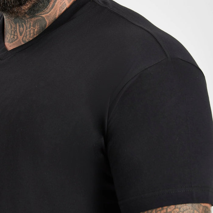 All Black V-Neck 3-Pack