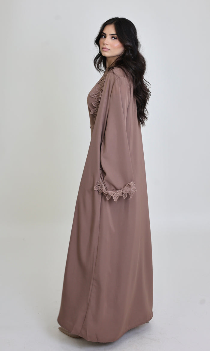 Amara Lace Abaya Set
