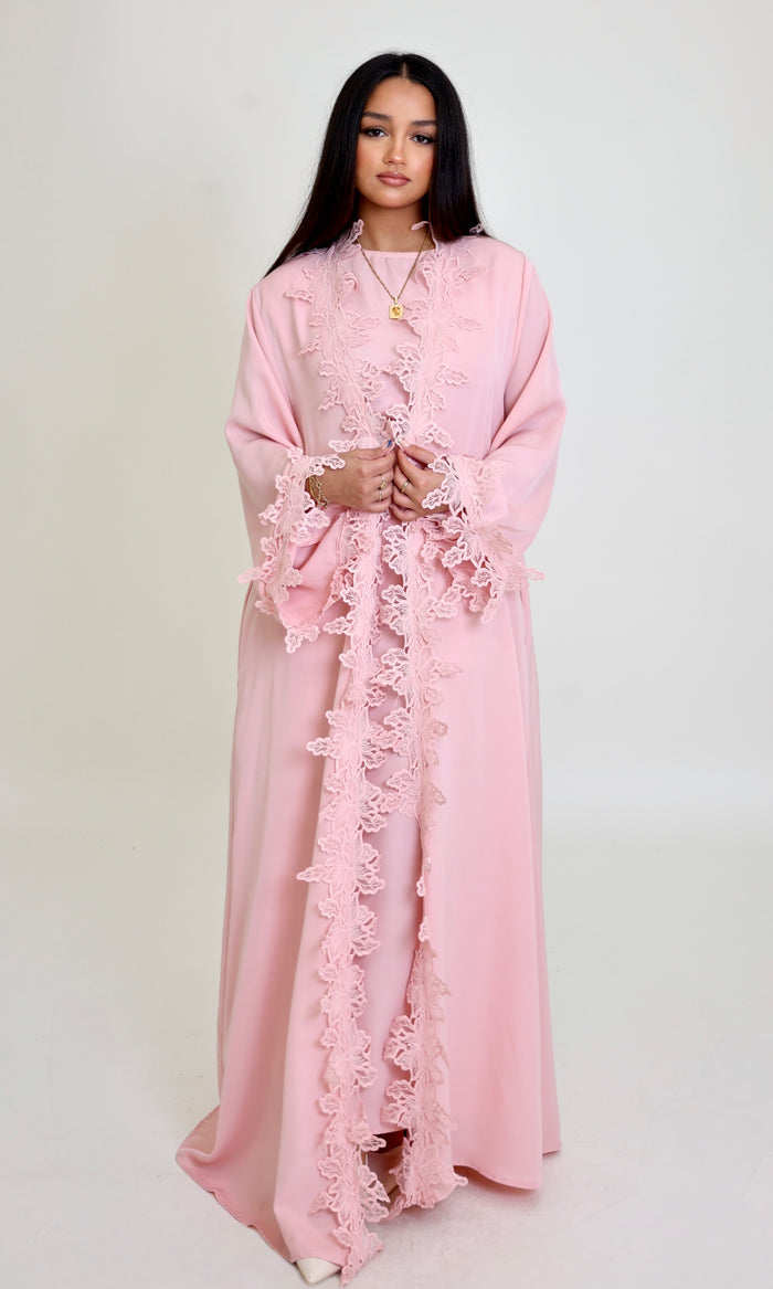 Amara Lace Abaya Set