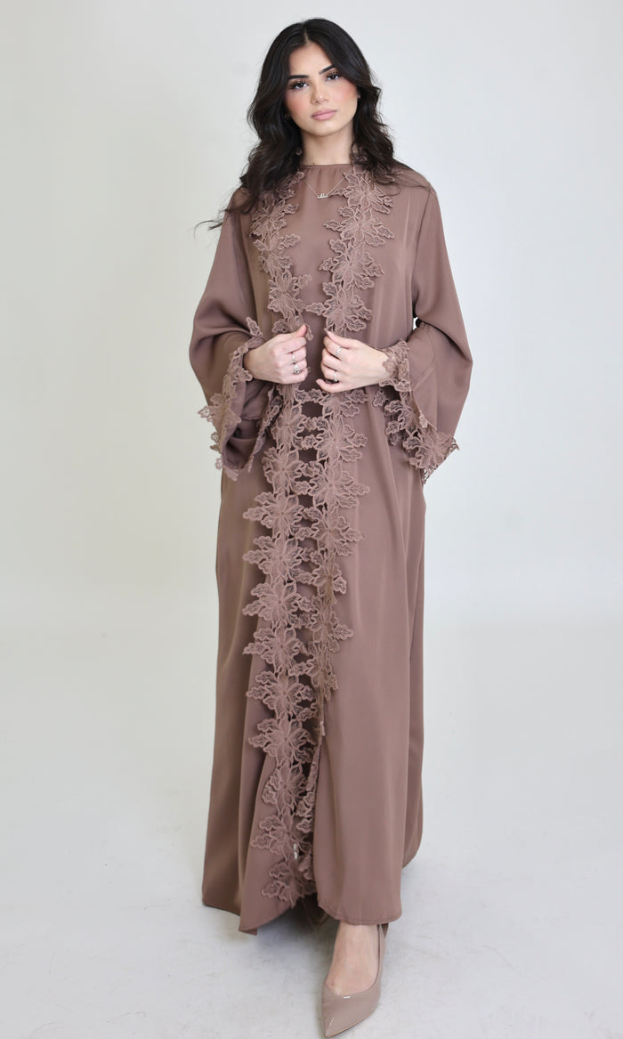Amara Lace Abaya Set