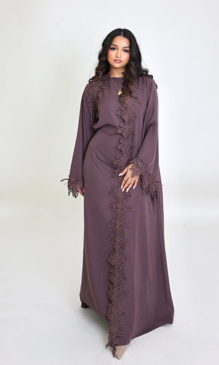 Amara Lace Abaya Set