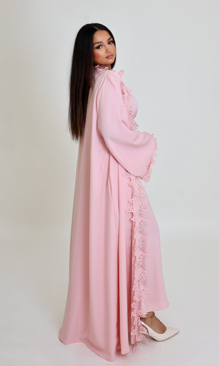 Amara Lace Abaya Set