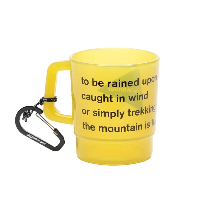 and Wander Logo Mug 'Yellow'