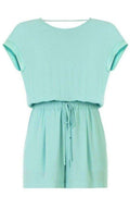BCBGMAXAZRIA Angella Layered - Back Romper - Runway Catalog