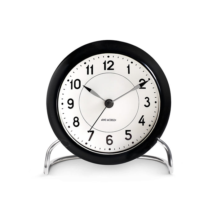 Arne Jacobsen Alarm Clock, Black