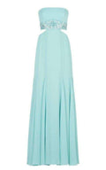 BCBGMAXAZRIA Axelle Strapless Waist Cutout Gown - Runway Catalog