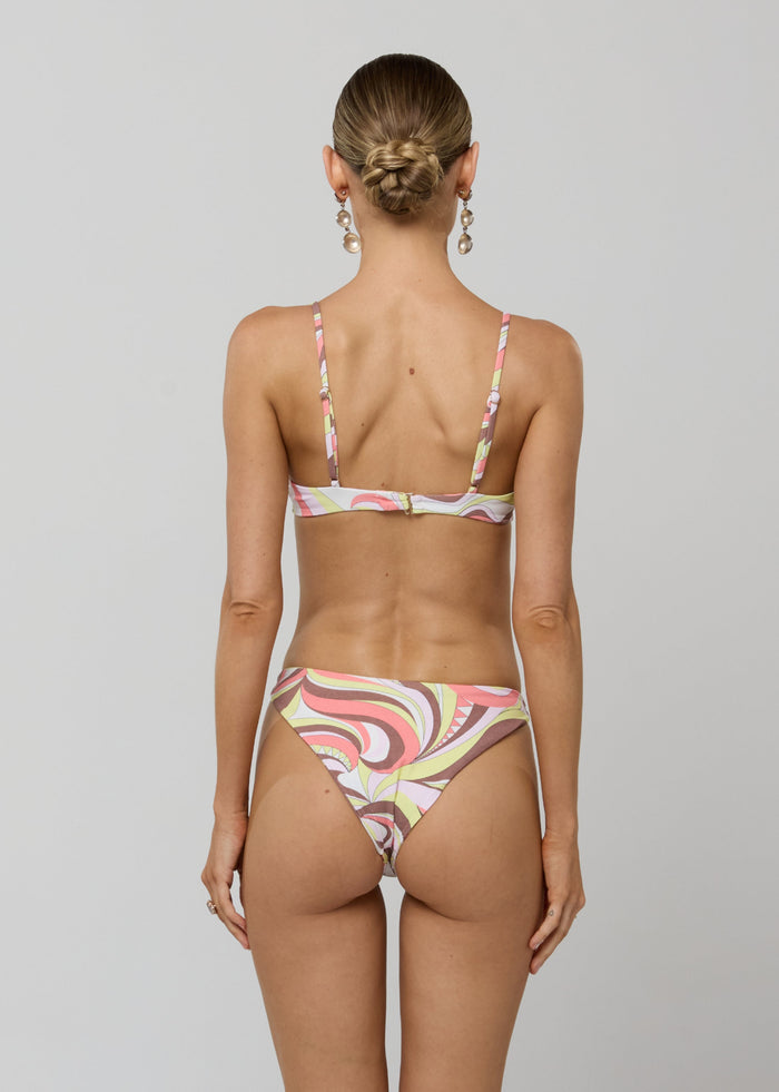 This is an image of Beau Bikini Bottom in Dolce - RESA featuring a model wearing the dress