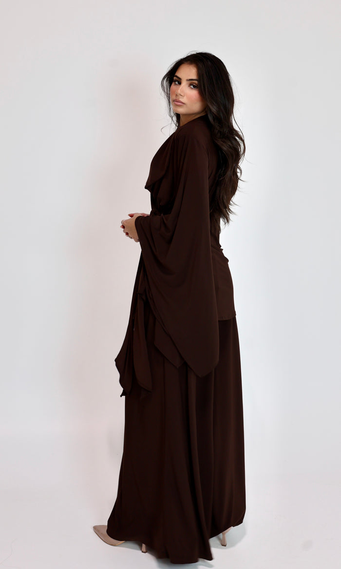 Bissan Draped Wrap Set
