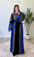 Blue Noor Palestinian Thobe