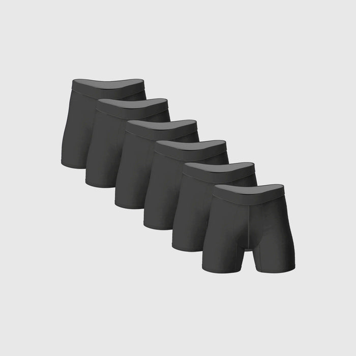 Carbon Boxer Briefs 6-Pack