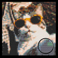 Cat Selfie Home decoration Bricked Mosaic Portrait 16x16" - Memobrick