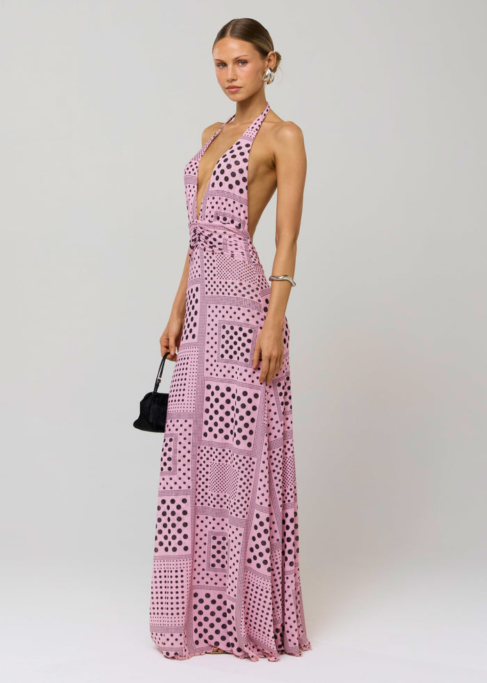 This is an image of Chelsea Dress in Lauper - RESA featuring a model wearing the dress