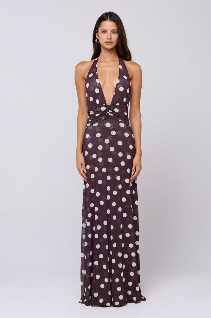 This is an image of Chelsea Dress in Polo - RESA featuring a model wearing the dress