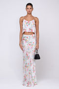 This is an image of Claire Top in Pois - RESA featuring a model wearing the dress