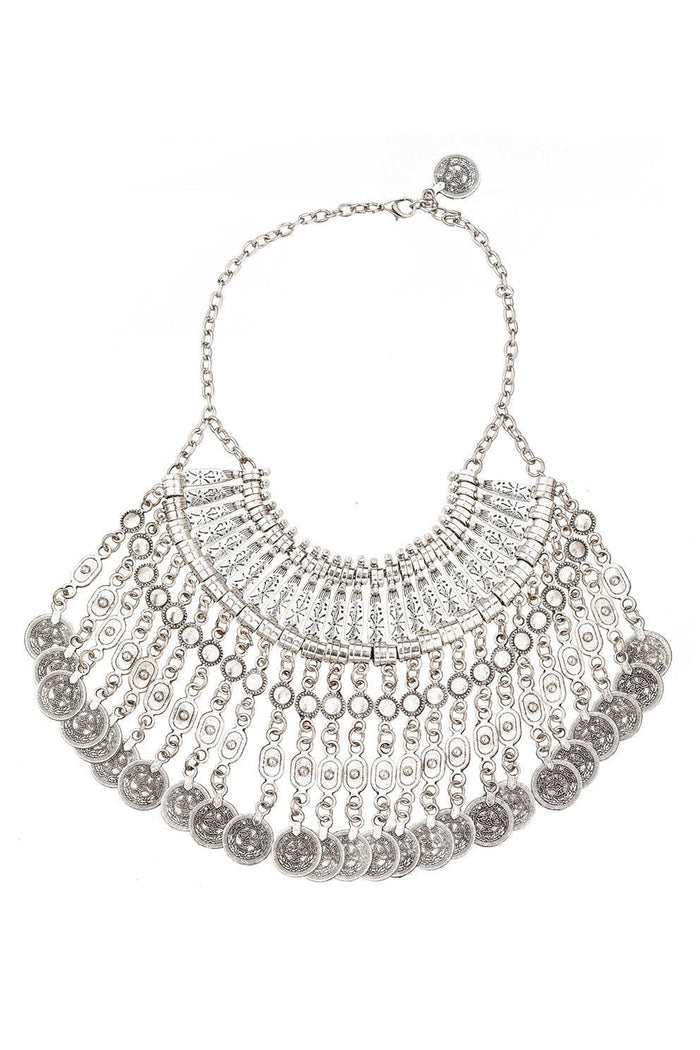 Style the Coin My Neck Necklace exclusively at Born To Glam