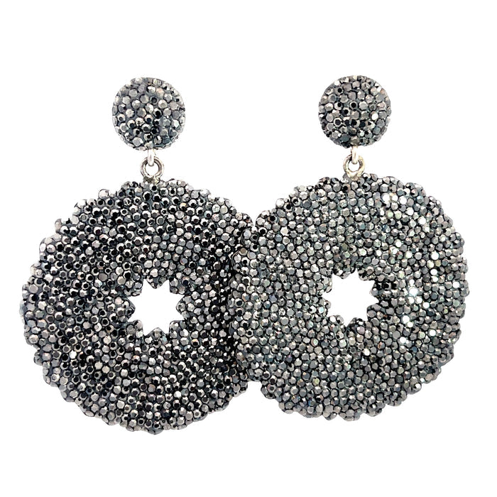 Style the Crystal Start Sterling Silver Statement Earring exclusively at Born To Glam