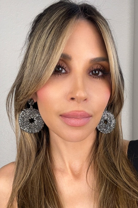 Style the Crystal Start Sterling Silver Statement Earring exclusively at Born To Glam
