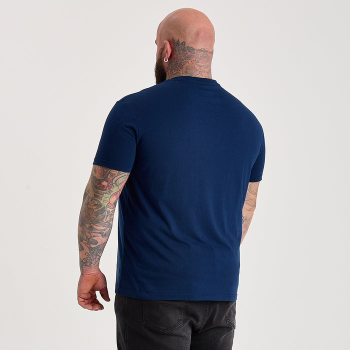 Deep Blue V-Neck T-Shirt