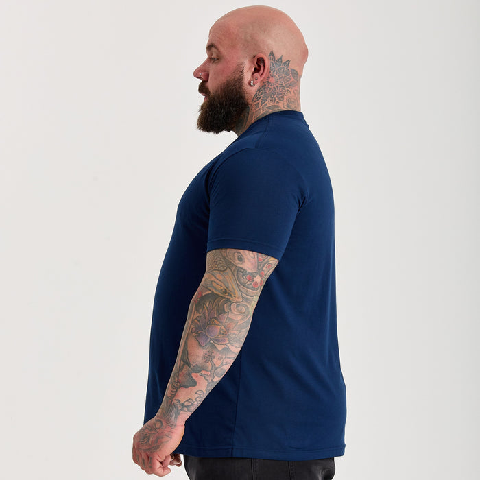 Deep Blue V-Neck T-Shirt