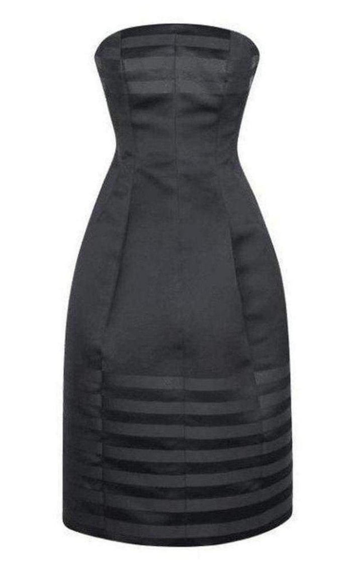 Jonathan Saunders Derya Poly Satin Strapless Cocktail Dress - Runway Catalog