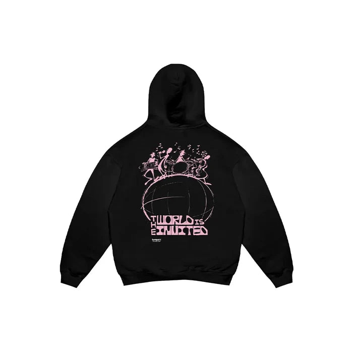Elijah Anderson x KRB Graphic Hoodie 'Black Pink'