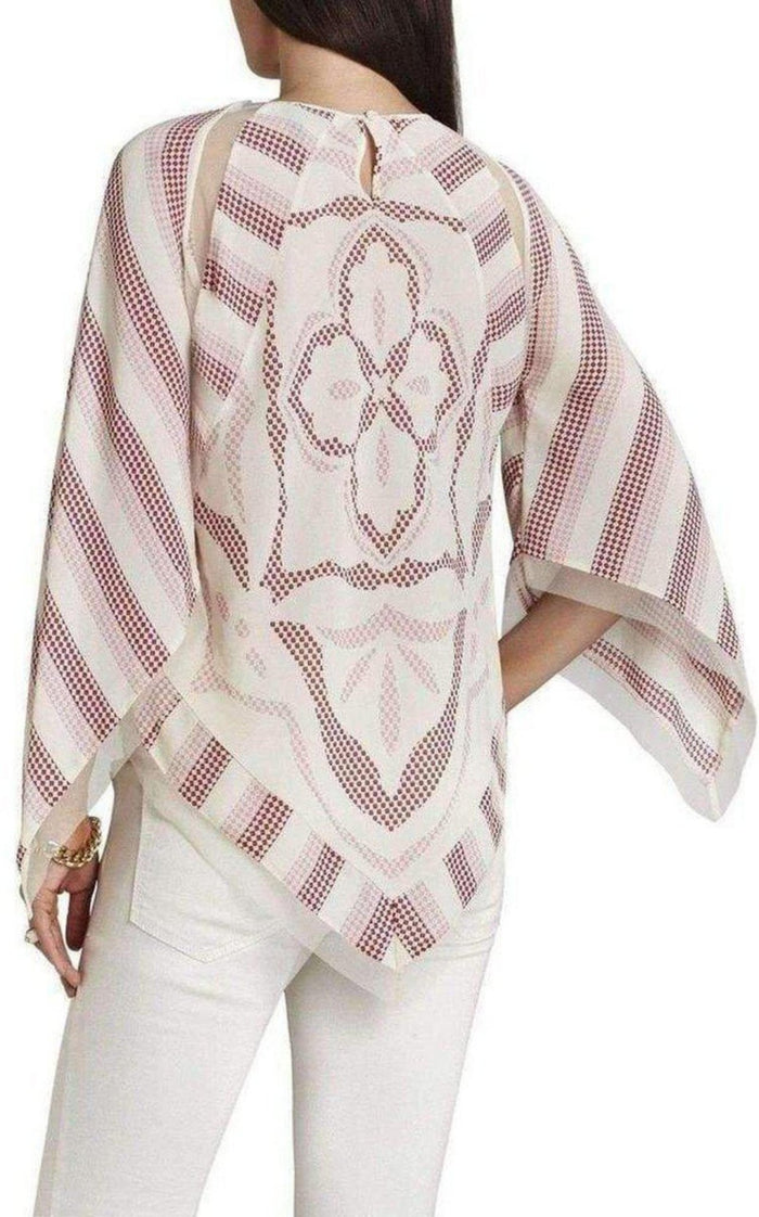 BCBGMAXAZRIA Elyza Print Block Top - Runway Catalog