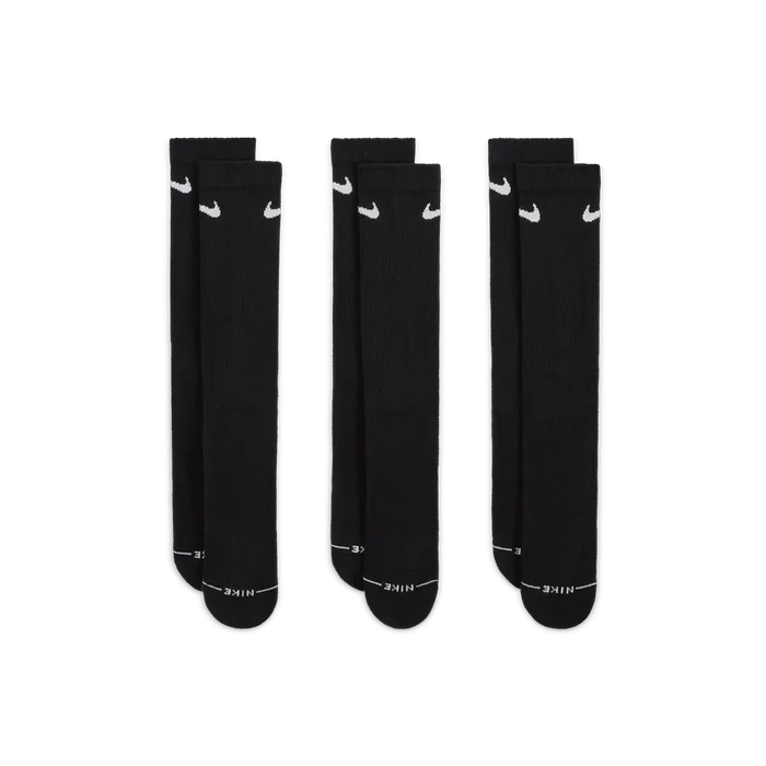 Everyday Elevated Crew Socks (3 Pairs) 'Black White'