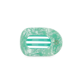Flat Round Hair Clip | Small | Spring Splash