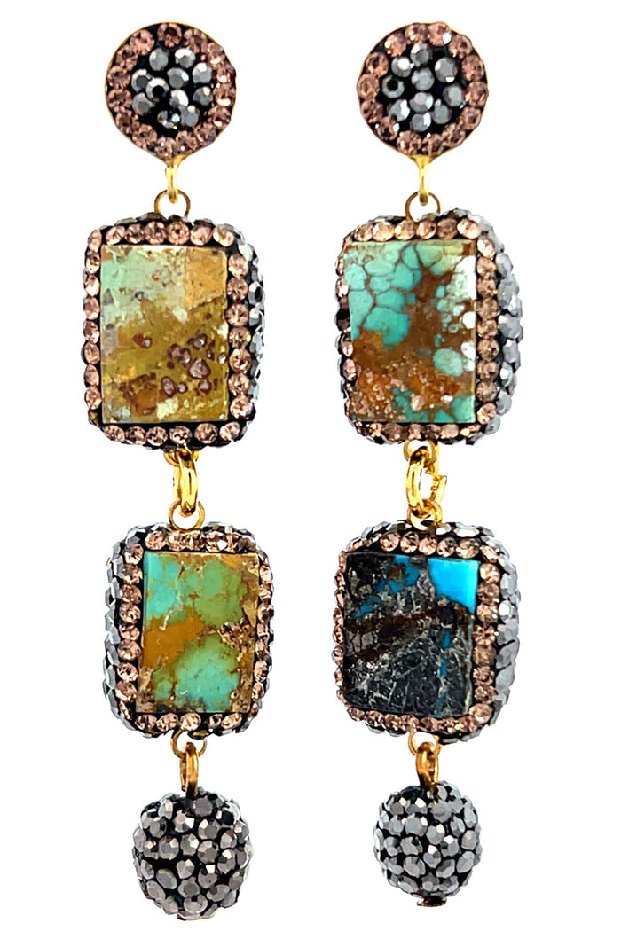 Turquoise Gold Silver