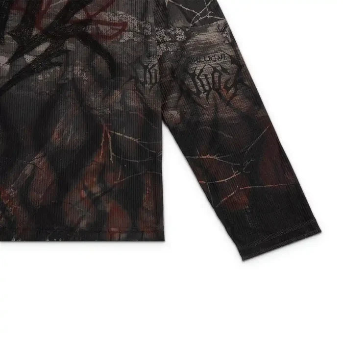 Gothic Flame Long Sleeve Thermal 'Camo'