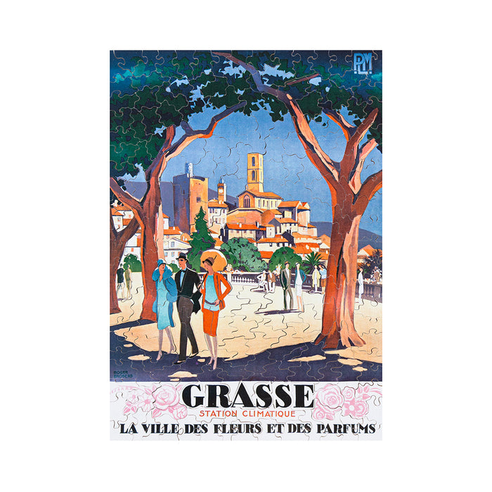 Grasse France Travel Poster Jigsaw Puzzle