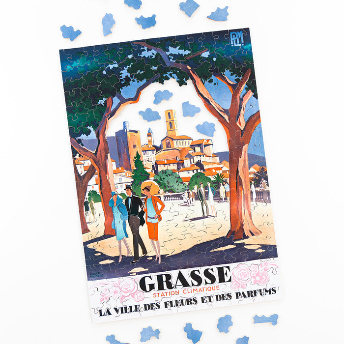 Grasse France Travel Poster Jigsaw Puzzle