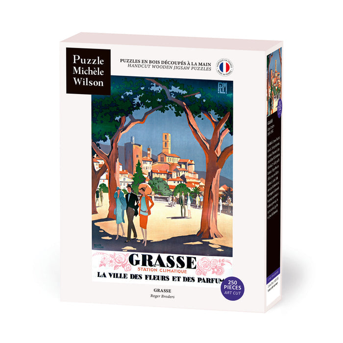 Grasse France Travel Poster Jigsaw Puzzle