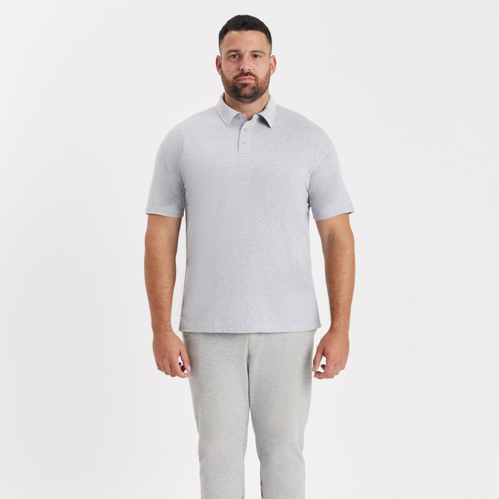Heather Grey Polo