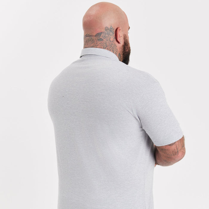Heather Grey Polo