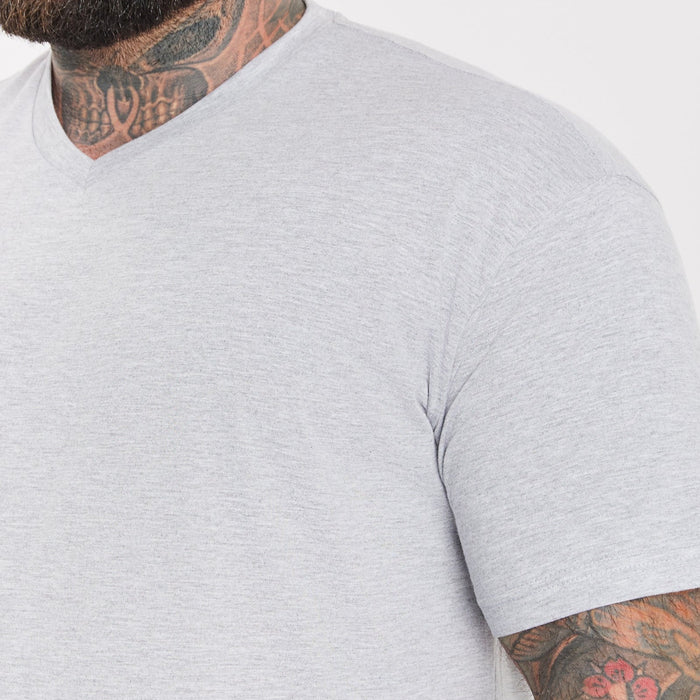 Heather Grey V-Neck T-Shirt