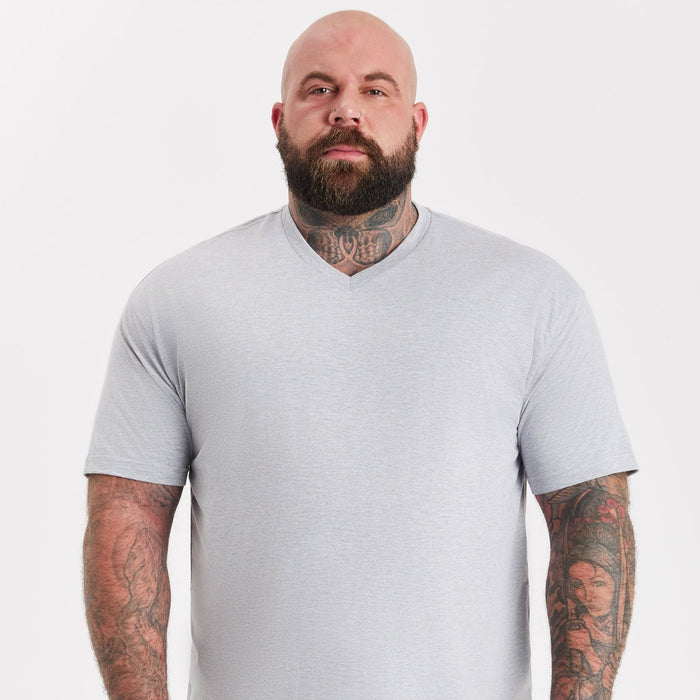 Heather Grey V-Neck T-Shirt