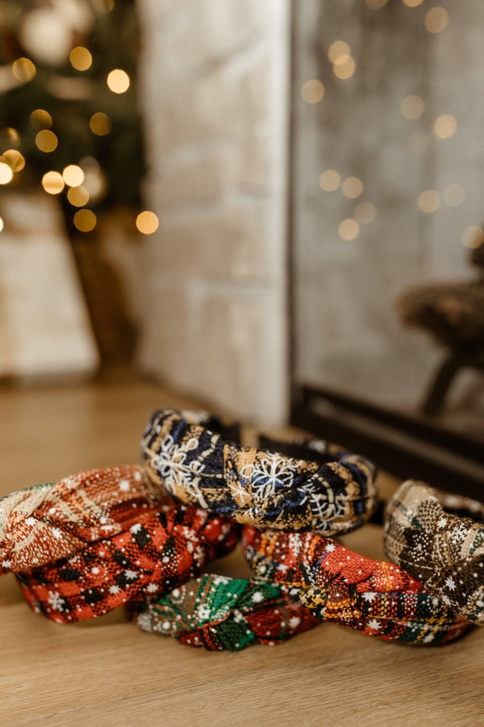 HOLIDAY HEADBAND IN NORTH WOODS - Love Marlow