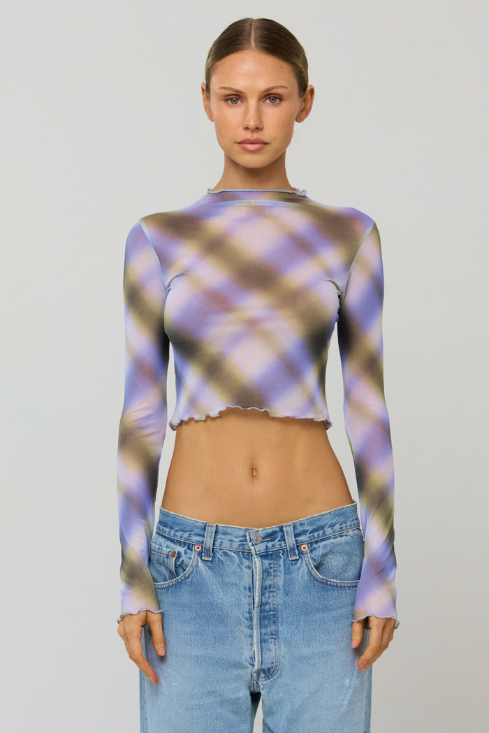 This is an image of Ida Top in Blur - RESA featuring a model wearing the dress