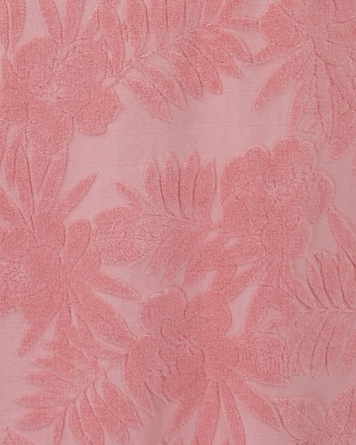 JOHNNY FARM FLORAL FRESH TOWEL POLO SHIRT - PINK