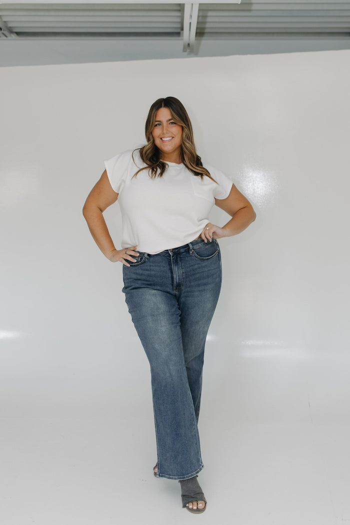 JUDY BLUE TUMMY CONTROL MEDIUM WASH BOOTCUT JEANS IN TALL - Love Marlow
