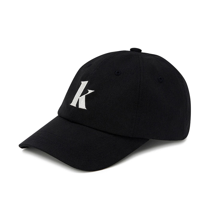 K Logo Curved Cap 'Black'