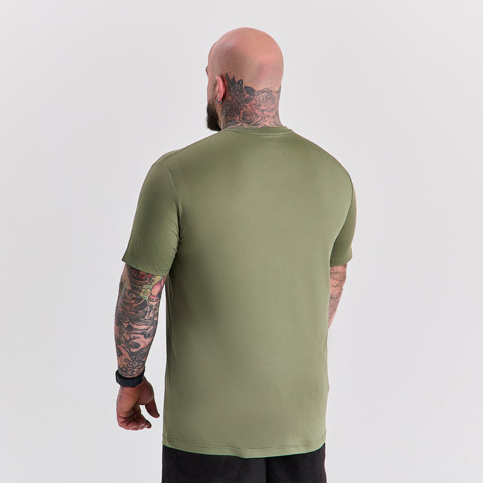 Khaki Active Crew Neck