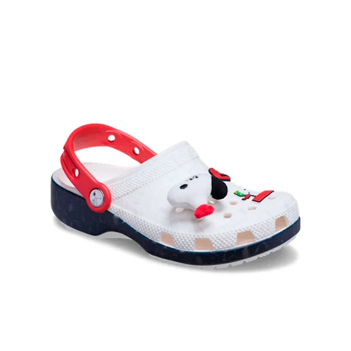 Kids Peanuts Classic Clog 'White Red'