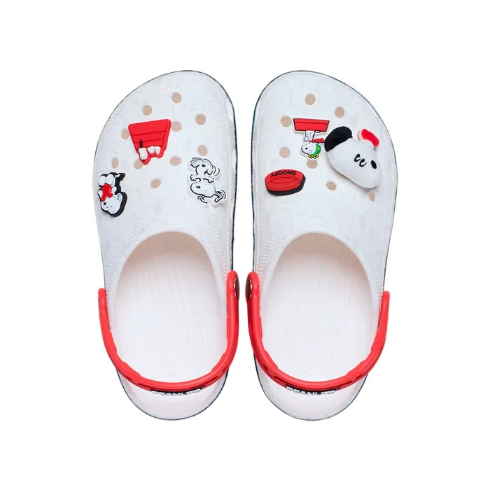 Kids Peanuts Classic Clog 'White Red'