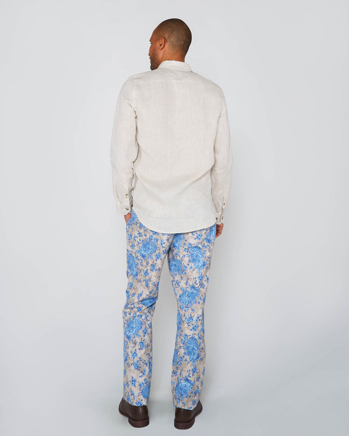 LAURENT LINEN SHIRT - NATURAL