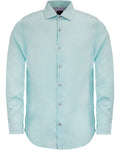 LAURENT LINEN SHIRT - PEPPERMINT
