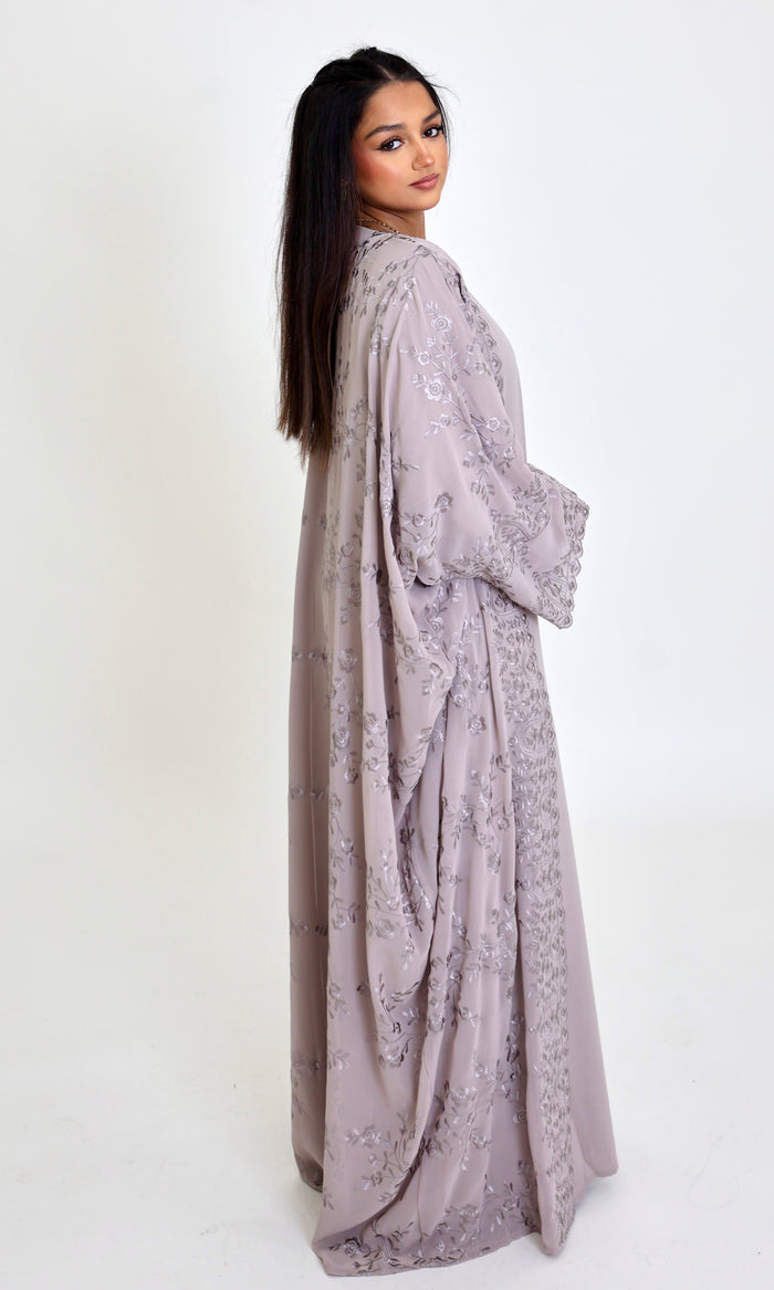 Layali Embroidered Abaya Set