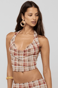 This is an image of Lea Top in Drift - RESA featuring a model wearing the dress